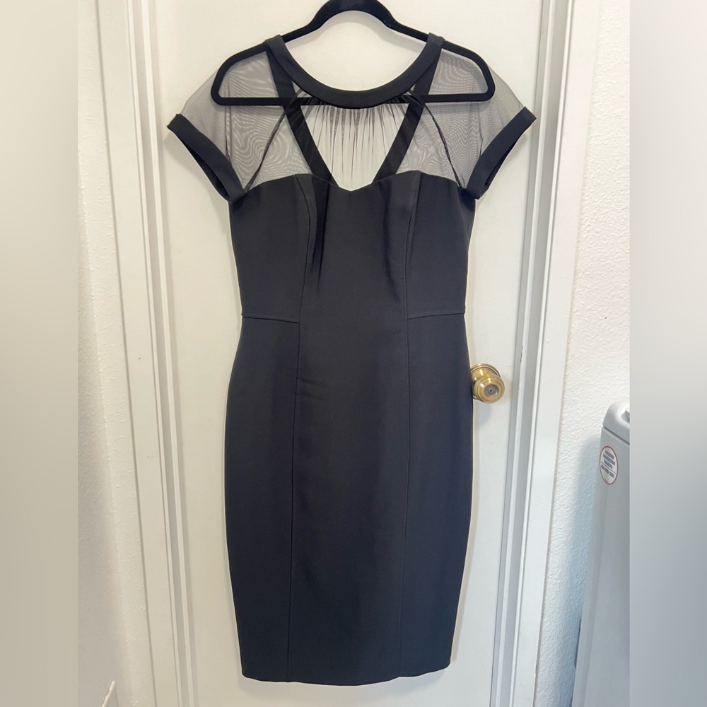 Maggy London Women Black Pencil Dress